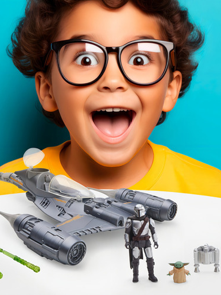 Figura Star Wars The Mandalorian's N-1 Starfighter 8