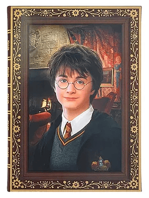 Libreta Mágica 3d De Harry Potter 3 Caras Ron Y Hermione A5