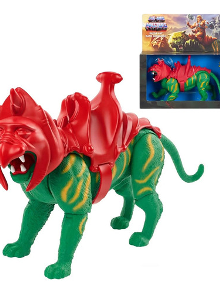 Figura Masters Of The Universe Battle Cat Heman Origins 1