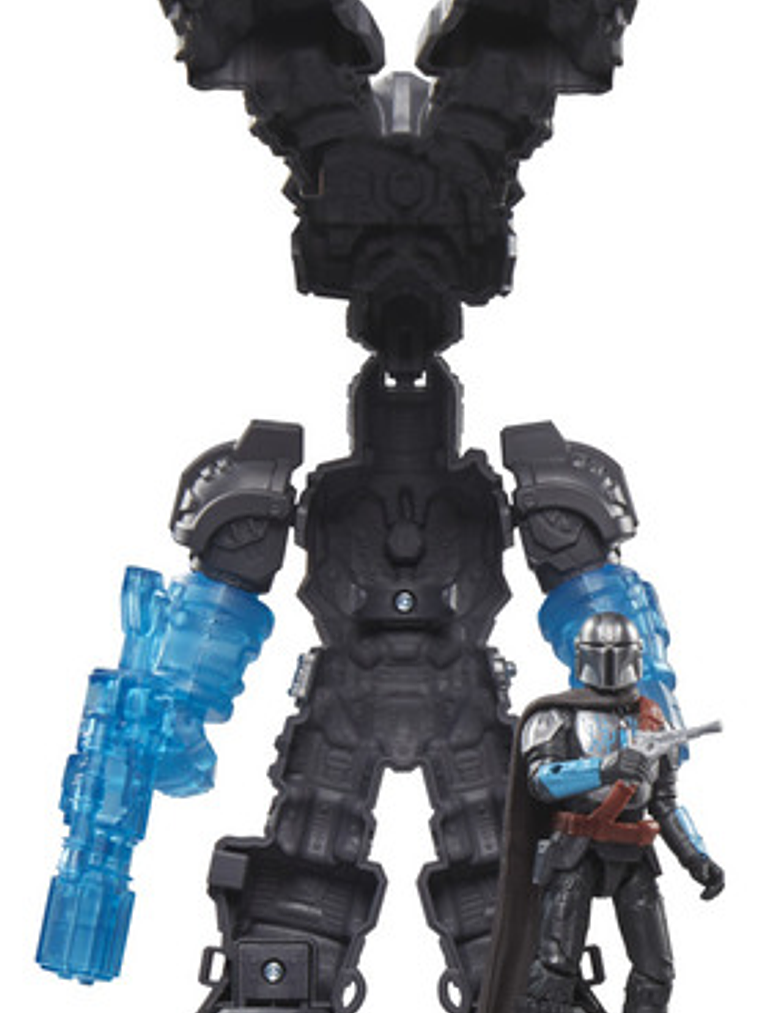 Figura De Acción Star Wars Epic World Of Action Mega Armadura Mecánica The Mandalorian 8