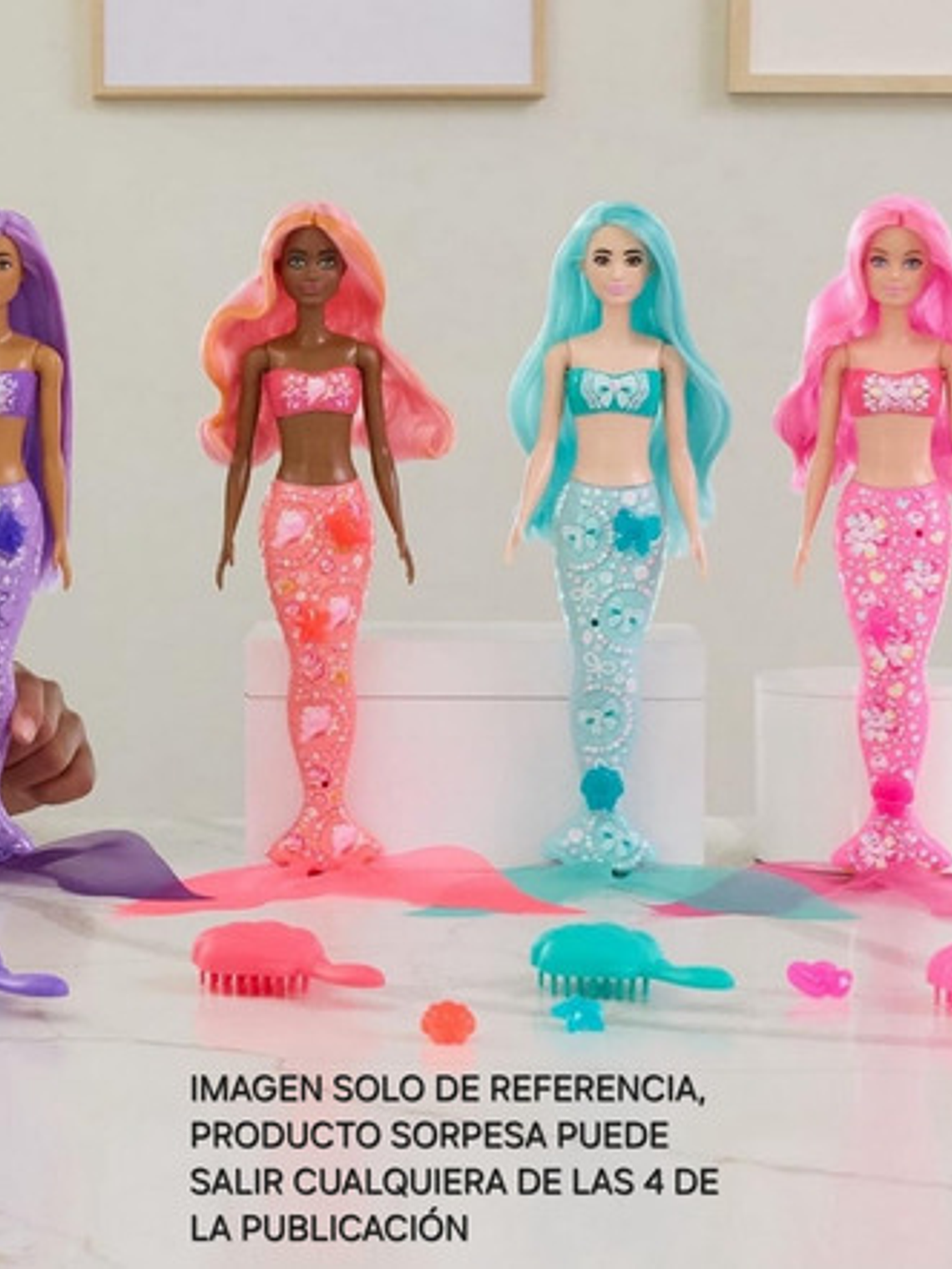 Barbie Color Reveal Series Mermaid ( Sirenas ) 2025 Mattel 3