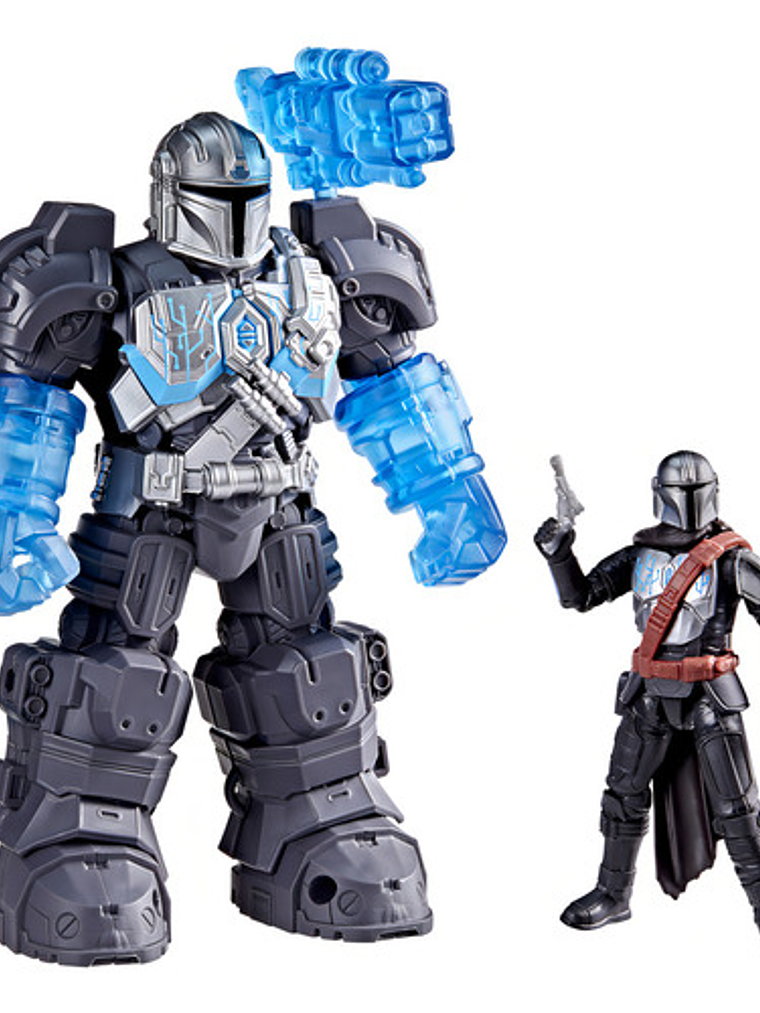 Figura De Acción Star Wars Epic World Of Action Mega Armadura Mecánica The Mandalorian 2