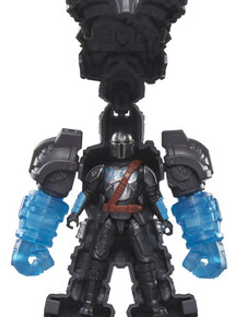 Figura De Acción Star Wars Epic World Of Action Mega Armadura Mecánica The Mandalorian 6