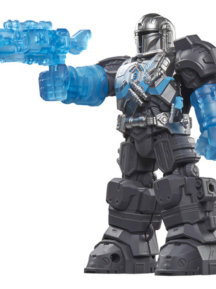 Figura De Acción Star Wars Epic World Of Action Mega Armadura Mecánica The Mandalorian 9