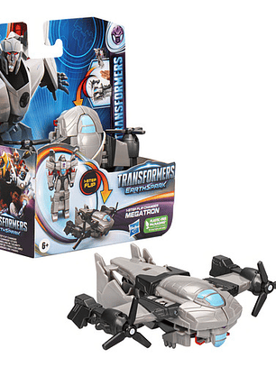 Figura Acción Transformers Earthspark 1-step Flip Megatron