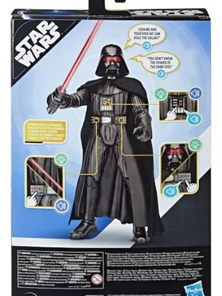 Figura De Acción Darth Vader Star Wars Galactic Action 4 2