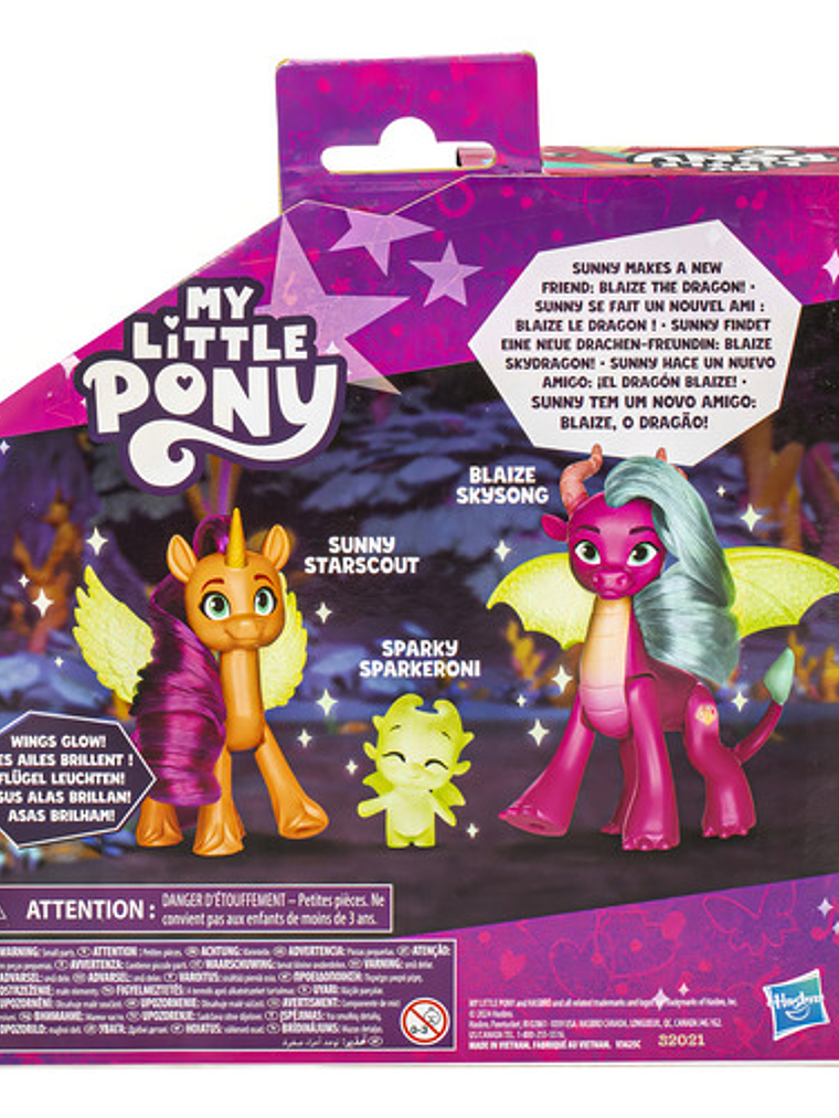Muñeca My Little Pony Sorpresa Fluorescente De Dragón 4
