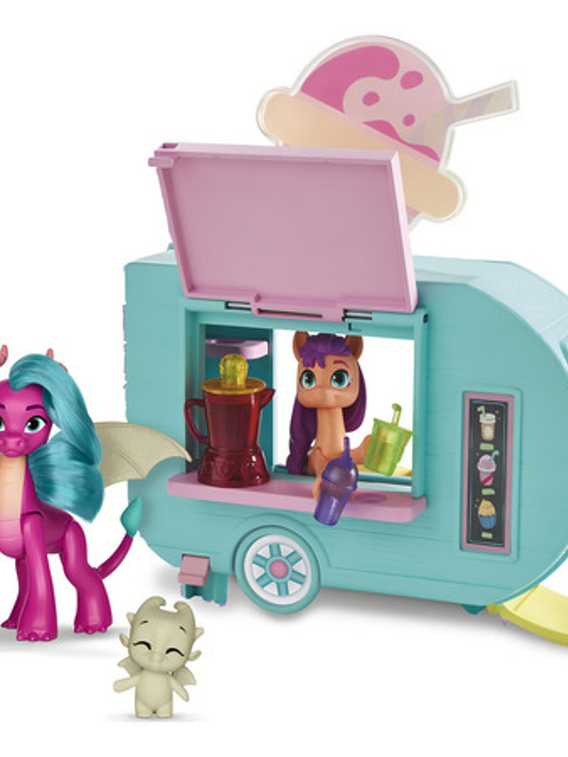 Muñeca My Little Pony Sorpresa Fluorescente De Dragón 5