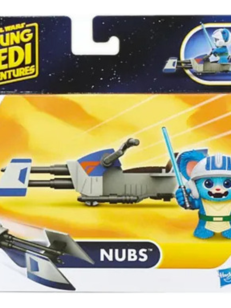 Star Wars Figura Yonug Jedi Nubs Con Vehiculo (f7959) 1