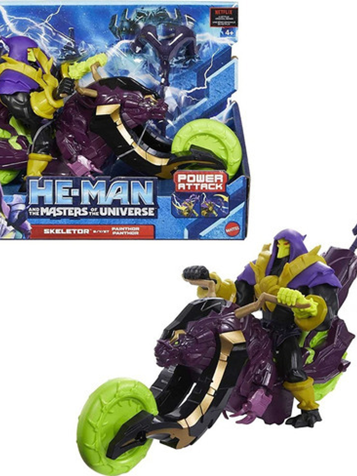 Figura Skeletor Heman Con Moto 26 Cm Master Of The Universo 1