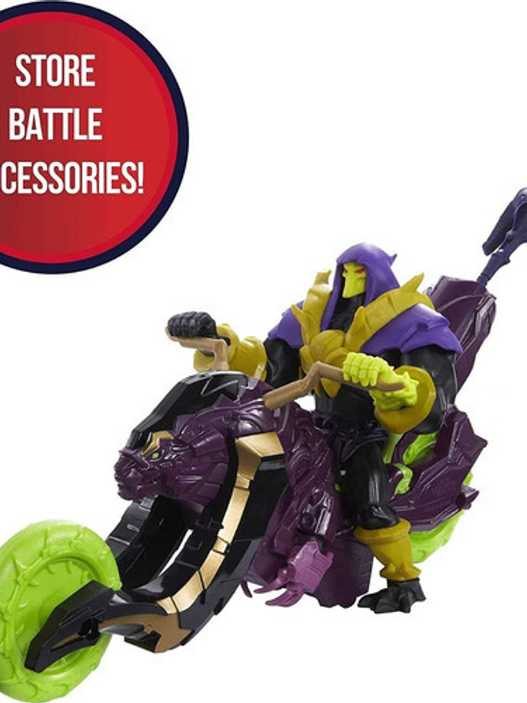 Figura Skeletor Heman Con Moto 26 Cm Master Of The Universo 4