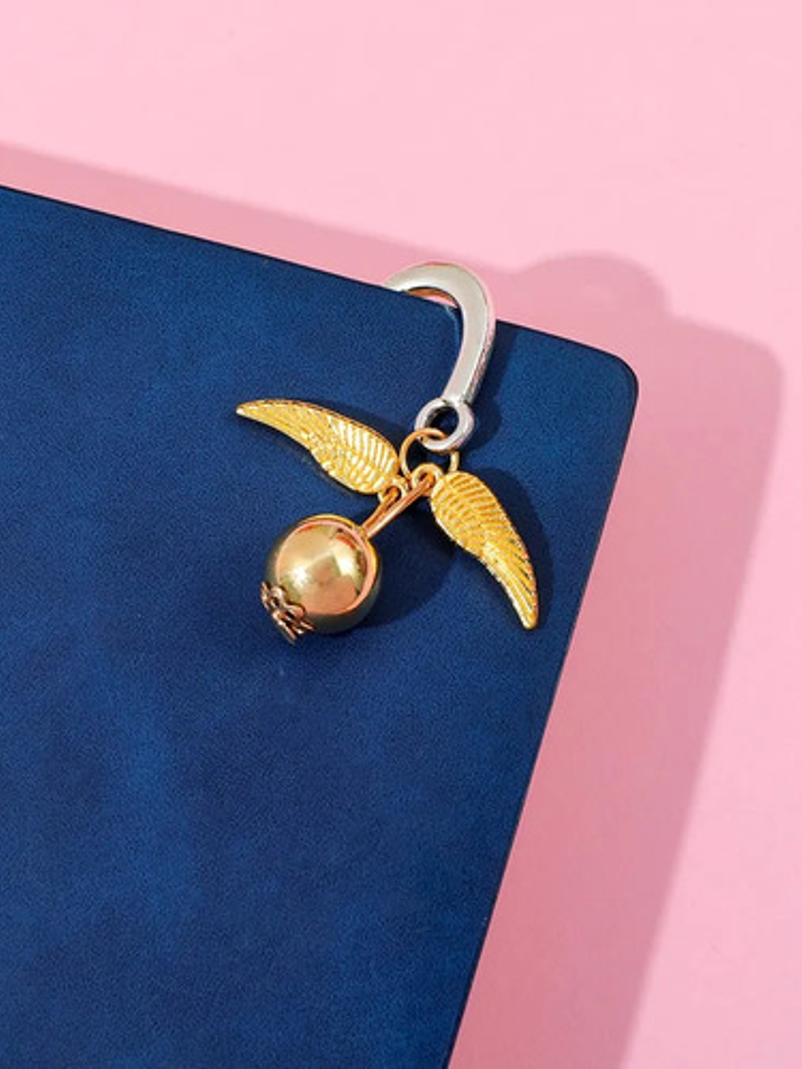 Marcapagina De Harry Potter Snitch Dorada Metálico 5