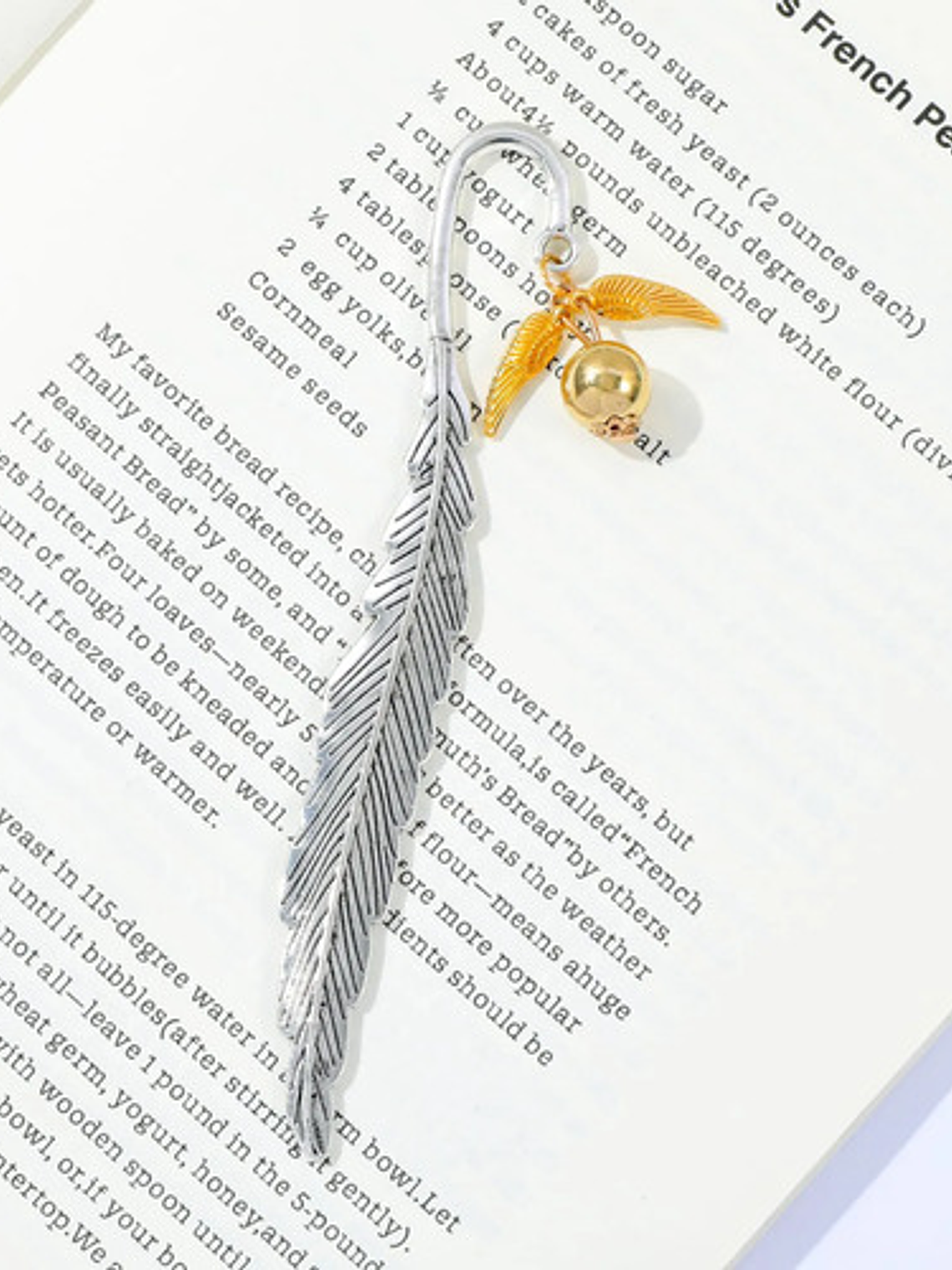 Marcapagina De Harry Potter Snitch Dorada Metálico 7