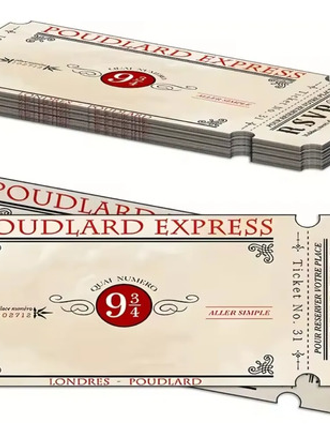 Kit Varita De Harry Potter, Mapa Merodeador Y Ticket Tren. Color Harry Potter 3