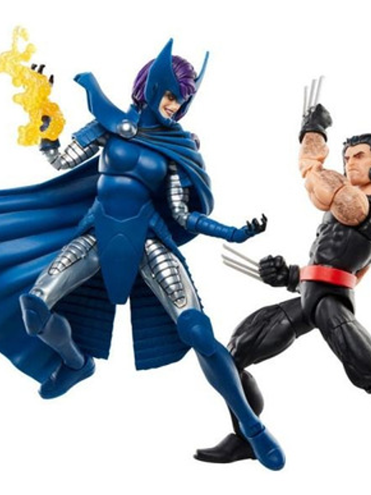 Pack De Figuras Wolverine & Psylocke 50 Years Marvel Legends 4