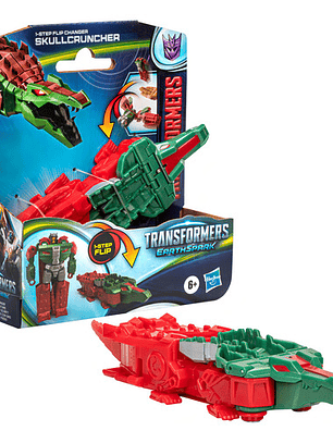 Figura Transformers Earthspark 1-step Changer Skullcruncher