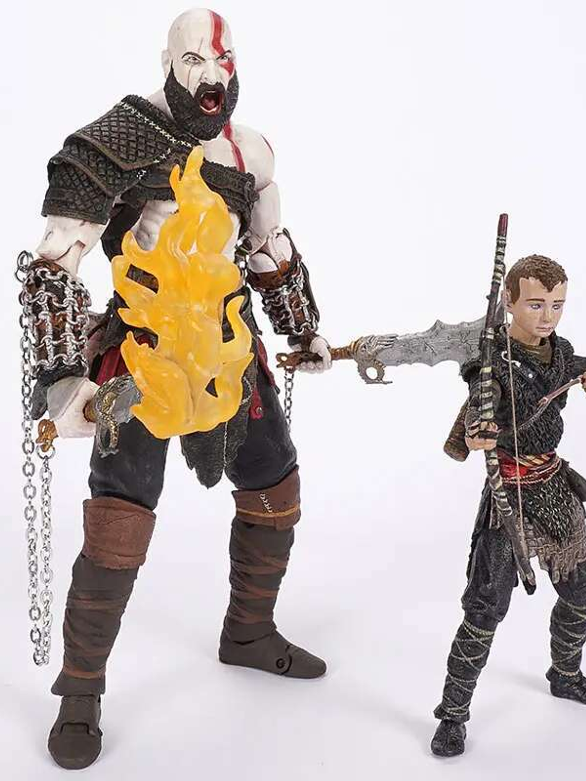 Figura de acción Pack figuras GOW 4 Kratos y Atreus  1