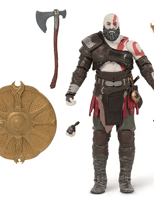 Figura de acción Playstation Kratos GOW Ragnarok 