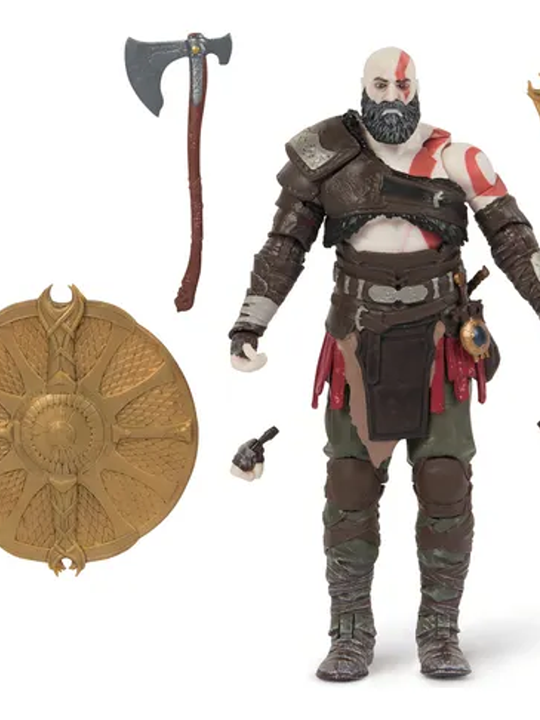 Figura de acción Playstation Kratos GOW Ragnarok  1