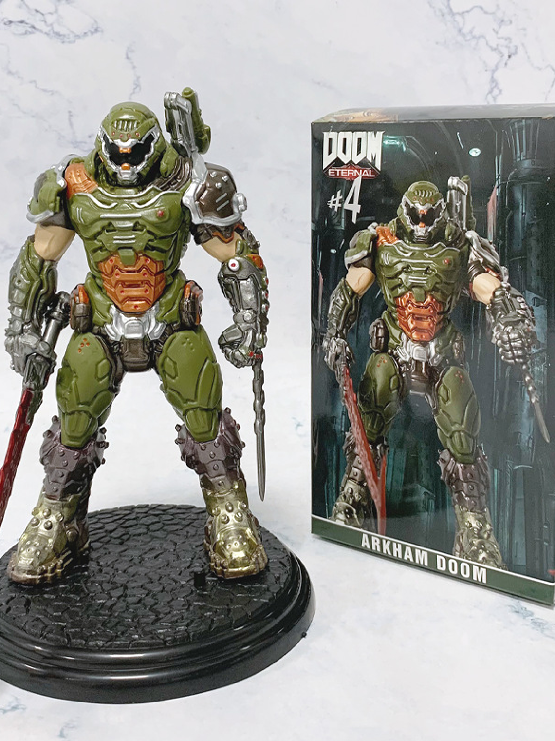 Figura de Acción en PVC Doom Slayer Eternal Destroy Hunter 20 cm 1