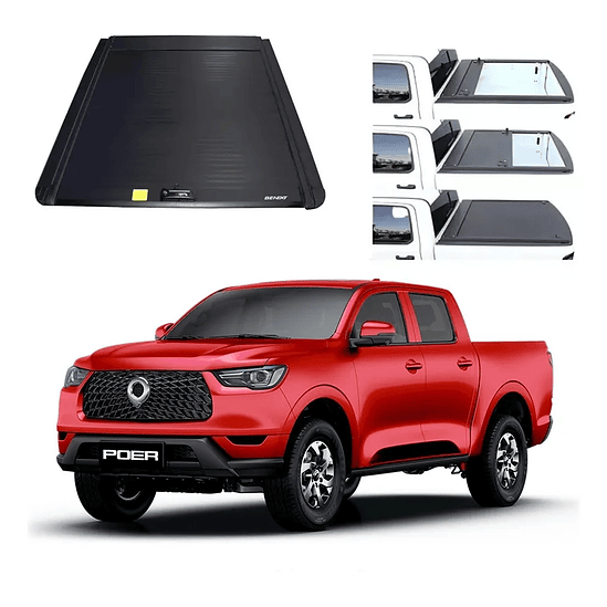 Cubierta Tapa Rodillo Retráctil Pick Up Greatwall Poer 2024 1