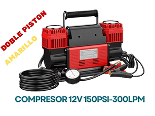 COMPRESOR 12V 150PSI-300LM