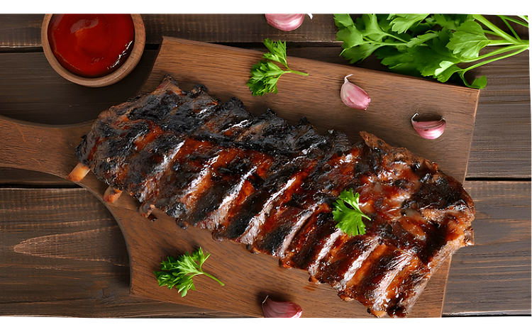 Costillar de cerdo con salsa agridulce                                          