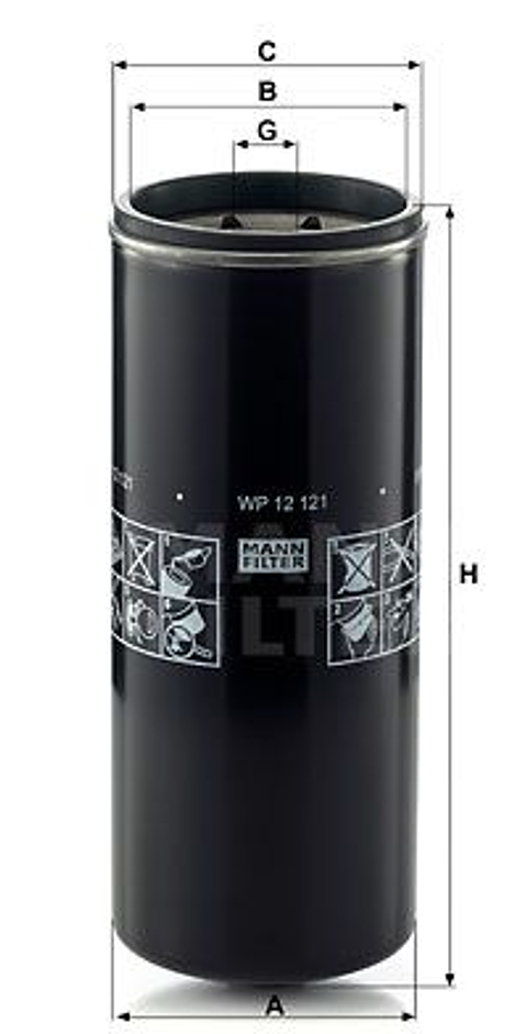 WP12121 Filtro Mann