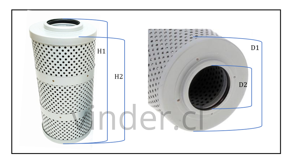 207-970-5121 Filtro Komatsu 3