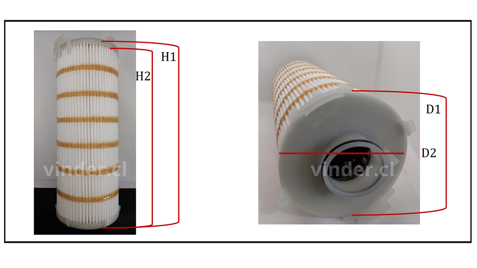 3621163 Filtro Caterpillar  5