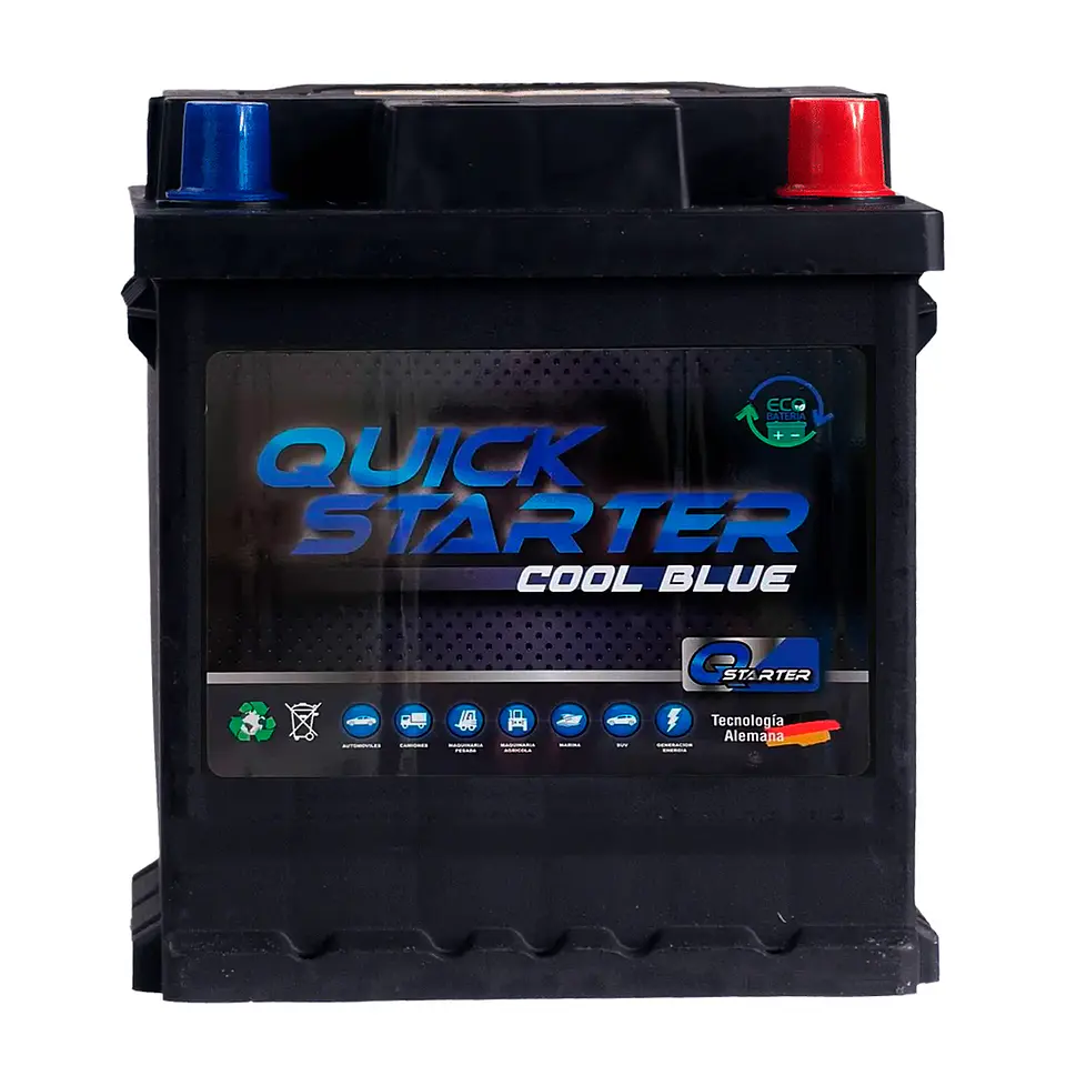 Batería 40 AH 345 CCA - Marca QuickStarter 1