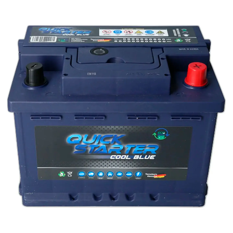 Batería 60 AH 550 CCA - Marca QuickStarter 1