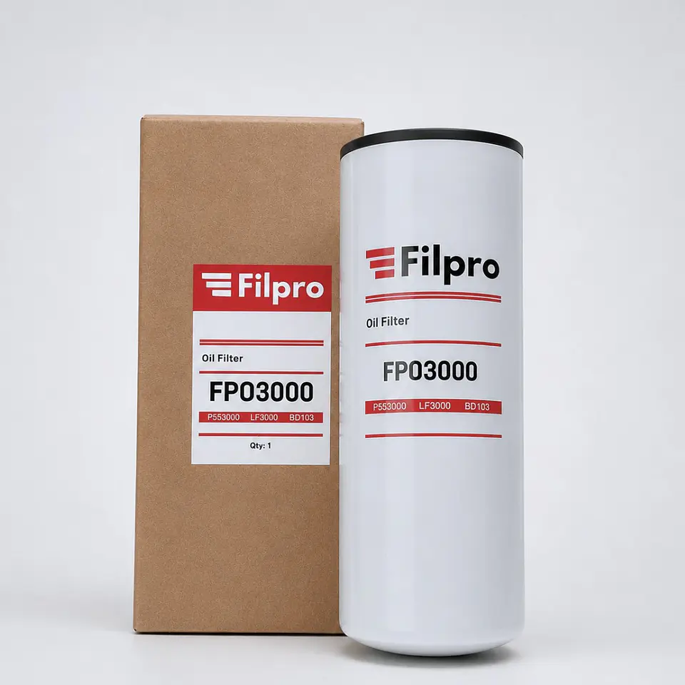 FPO3000 Filtro de aceite- Equivalencia P553000 LF3000 BD103 1