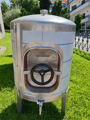 Cuba Inox 150 Litros Porta Lateral