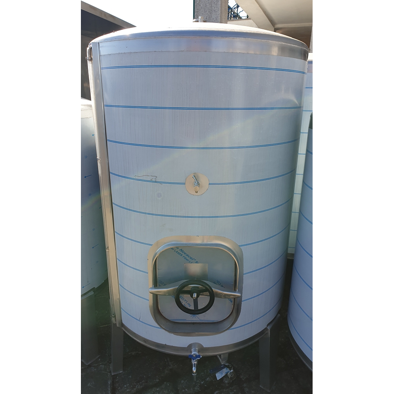 Cuba Inox 1000 Litros Porta Lateral 1