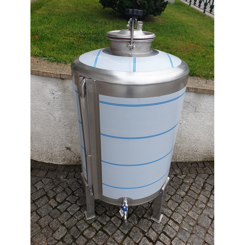 Cuba Inox 100 Litros Porta Cima 1