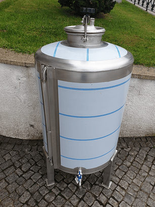 Cuba Inox 100 Litros Porta Cima