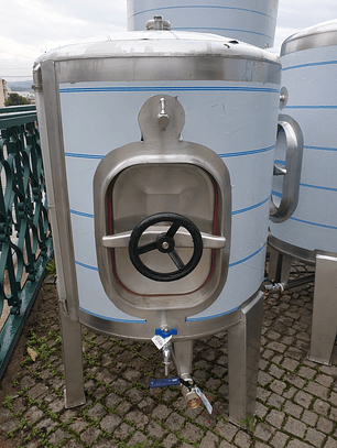 Cuba Inox 200 Litros Porta Lateral