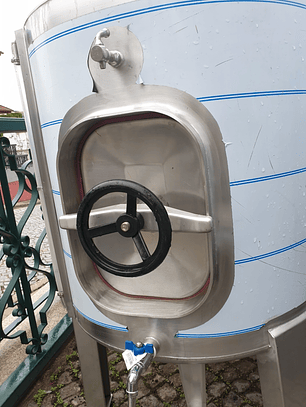 Cuba Inox 200 Litros Porta Lateral