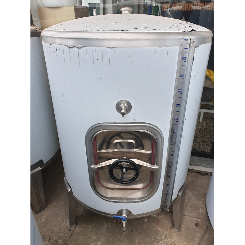 Cuba Inox 800 Litros Portal Lateral 1