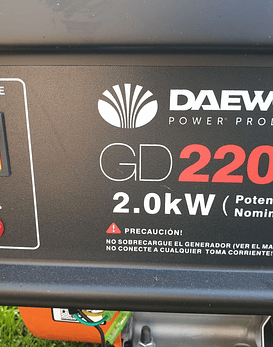 Gerador Daewoo GD2200 2000W