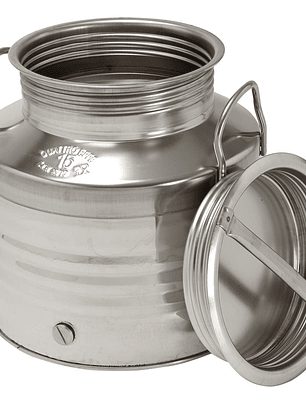 Depósito Inox P/Azeite 15 Litros