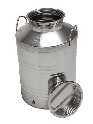 Depósito Inox P/Azeite 50 Litros