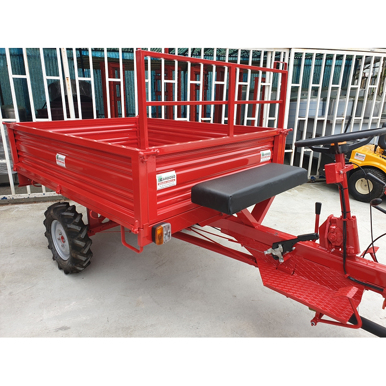 Reboque Com Tração P/Motocultivador 1