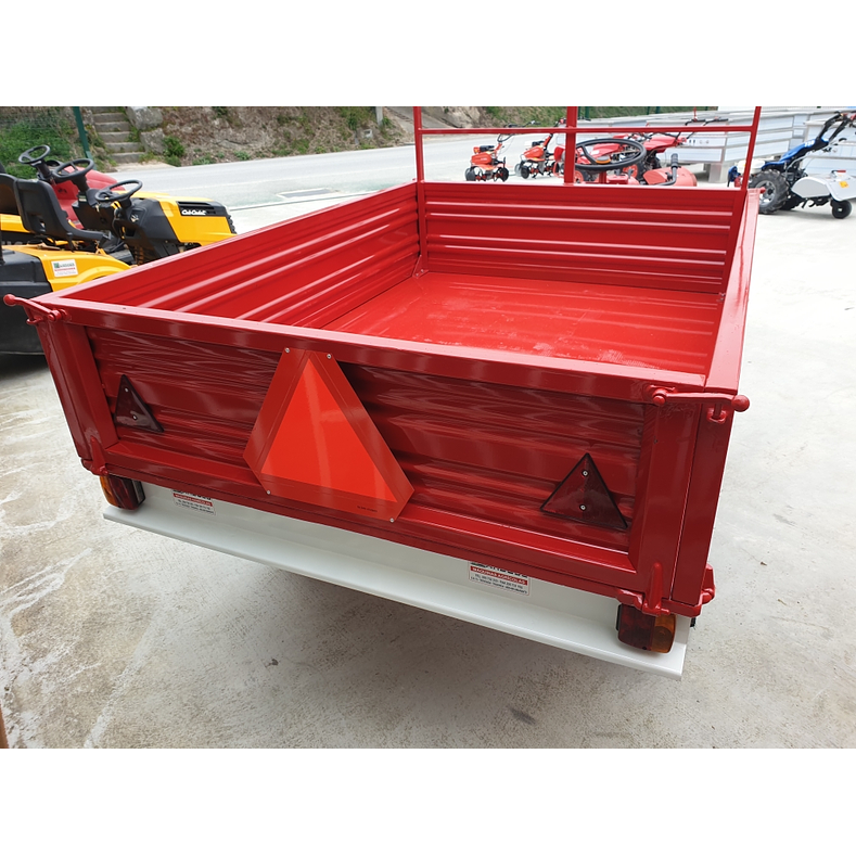 Reboque Com Tração P/Motocultivador 2