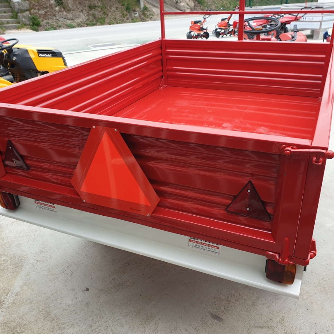 Reboque Com Tração P/Motocultivador 2