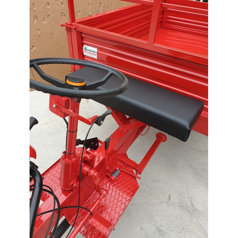 Reboque Com Tração P/Motocultivador 3