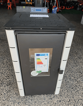 Salamandra Pellets SOLZAIMA 6.2KW Branca