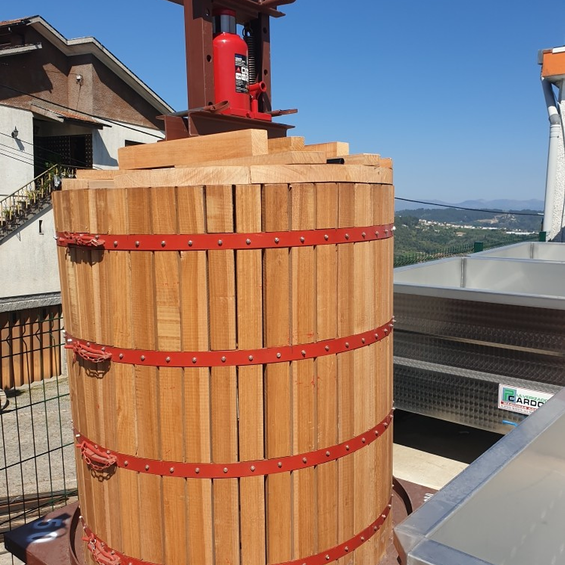 Prensa Hidraulica P/Vinho 50T C/Elevador 1