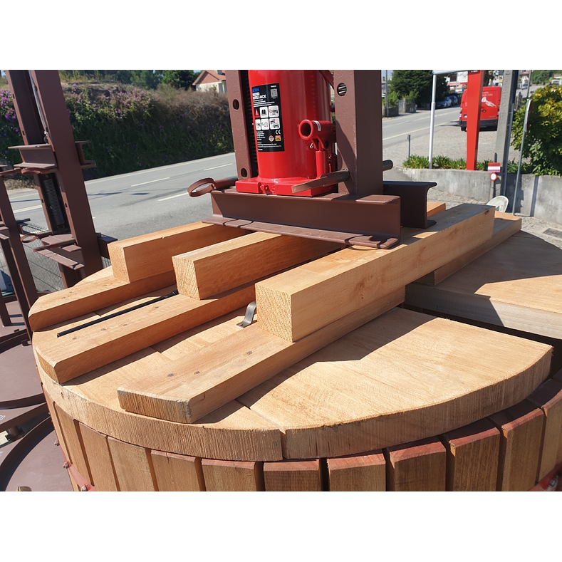 Prensa Hidraulica P/Vinho 50T C/Elevador 5